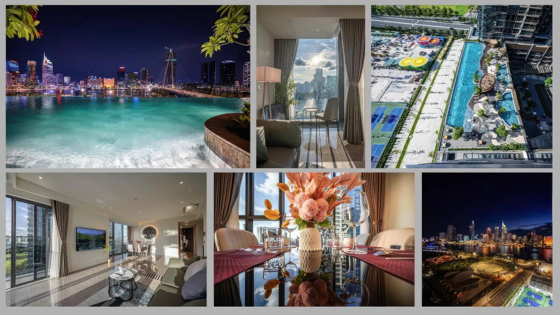 The Opera Residence - Luxury Infinity Pool&Sauna Ho Chi Minh City Apartment